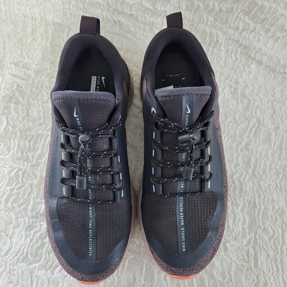 Nike Shield React Water Repellent Running Shoes Night Reflectivity - Picture 2 of 12